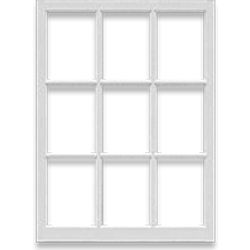 Three Wide Three Tall Window
